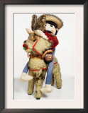 Man Straddling Donkey