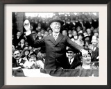 President Woodrow Wilson Throwing Out the First Ball  Opening Day  1916