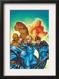 Marvel Adventures Fantastic Four 48 Cover: Invisible Woman  Mr Fantastic  Thing and Human Torch