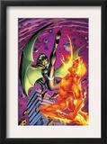 Secret Invasion: Fantastic Four 2 Cover: Human Torch and Lyja