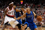 Dallas Mavericks v Portland Trail Blazers - Game Four  Portland  OR - APRIL 23: Jason Kidd and Gera