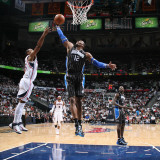 Orlando Magic v Atlanta Hawks - Game Six  Atlanta  GA - APRIL 28: Dwight Howard and Al Horford