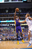 Los Angeles Lakers v Dallas Mavericks - Game Four  Dallas  TX - MAY 8: Lamar Odom and Dirk Nowitzki