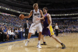 Los Angeles Lakers v Dallas Mavericks - Game Four  Dallas  TX - MAY 8: Dirk Nowitzki and Pau Gasol