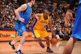 Dallas Mavericks v Los Angeles Lakers - Game Two  Los Angeles  CA - MAY 4: Ron Artest and Peja Stoj