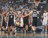 San Antonio Spurs v Memphis Grizzlies - Game Four  Memphis  TN - APRIL 25: Manu Ginobili and Tony P