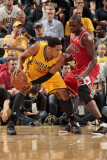 Chicago Bulls v Indiana Pacers - Game Four  Indianapolis  IN - APRIL 23: Danny Granger and Luol Den