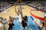 Portland Trailblazers v Dallas Mavericks - Game Five  Dallas  TX - APRIL 25: Shawn Marion and LaMar