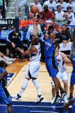 Orlando Magic v Atlanta Hawks - Game Three  Atlanta  GA - APRIL 22: Marvin Williams and Brandon Bas
