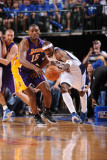 Los Angeles Lakers v Dallas Mavericks - Game Four  Dallas  TX - MAY 8: Jason Terry and Ron Artest