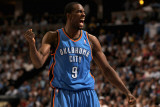 Oklahoma City Thunder v Denver Nuggets - Game Three  Denver  CO - APRIL 23: Serge Ibaka