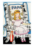 Goldilock Tries Papa Bear's Chair