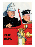 Fire Chief And Driver