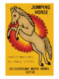 Jumping Horse Safety Matches