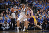 Los Angeles Lakers v Dallas Mavericks - Game Four  Dallas  TX - MAY 8: Dirk Nowitzki and Pau Gasol
