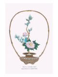 Botan (Peony) In a Handheld Basket