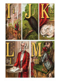I  J   K  L  M Illustrated Letters