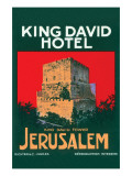 King David Hotel Luggage Label