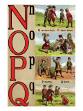 N  O  P  Q Illustrated Letters