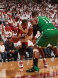 Boston Celtics v Miami Heat - Game Five  Miami  FL - MAY 11: Chris Bosh and Glen Davis