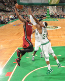 Miami Heat v Boston Celtics - Game Three  Boston  MA - MAY 7: Dwyane Wade and Paul Pierce