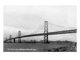 San Francisco  California - Panoramic View of Bay Bridge