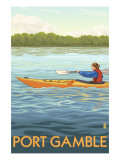 Port Gamble  Washington - Kayak Scene