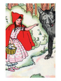Little Red Riding Hood Tells the Wolf of Her Trip