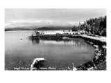 Cordova  Alaska - View of Ocean Dock in the Winter