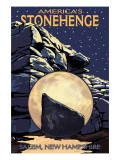 America's Stonehenge  New Hampshire - Night Scene