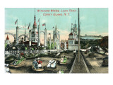 Coney Island  New York - Luna Park; View of Witching Waves