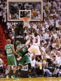 Boston Celtics v Miami Heat - Game Five  Miami  FL - MAY 11: Dwyane Wade and Jermaine O'Neal