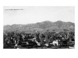 Bozeman  Montana - Panoramic View of Town