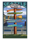 Seattle  Washington - Destination Signs
