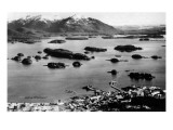 Sitka  Alaska - Aerial View of Town  Isles of Enchantment