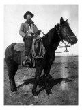 South Dakota - A Dakota Cowboy on Horseback