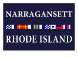 Narragansett  Rhode Island - Nautical Flags