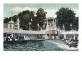 West Haven  Connecticut - Savin Rock; View of White City  Shooting the Chutes