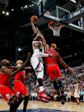 Chicago Bulls v Atlanta Hawks - Game Three  Atlanta  GA - MAY 6: Josh Smith and Derrick Rose