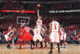 Atlanta Hawks v Chicago Bulls - Game Five  Chicago  IL - MAY 10: Joakim Noah and Josh Smith