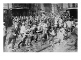 Workers Storm Car In Philadelphia Transportation Strike