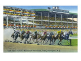 Oceanport  New Jersey - Monmouth Park Race Track Scene