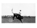 Rodeo Scene - Riding a Bucking Bull