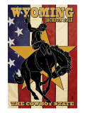 Jackson Hole  Wyoming - Bronco and Star