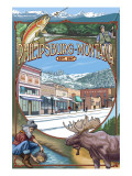 Philipsburg  Montana Montage