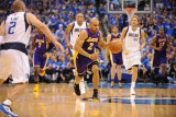 Los Angeles Lakers v Dallas Mavericks - Game Three  Dallas  TX - MAY 6: Derek Fisher