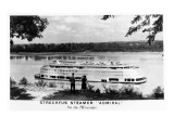 Streckfus Steamer Admiral on the Mississippi
