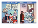 Comic Cartoon - Woman Before Marriage Stays At Home  Once Married Goes Out