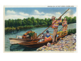 Everglades Nat'l Park  Florida - Moving Day for Seminole Indians