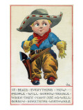 Comic Cartoon - Cowboy States that People Borrow Trouble More Than Something Worthwhile